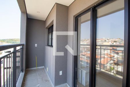 Varanda da Sala de apartamento para alugar com 2 quartos, 55m² em Vila Domingues, Votorantim