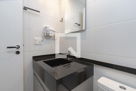 Banheiro de kitnet/studio à venda com 1 quarto, 27m² em Brooklin Paulista, São Paulo