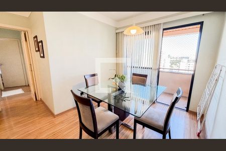  Sala de Jantar de apartamento à venda com 3 quartos, 70m² em Vila Valparaíso, Santo André