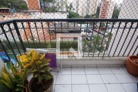 Varanda da Sala de apartamento à venda com 3 quartos, 72m² em Vila Andrade, São Paulo