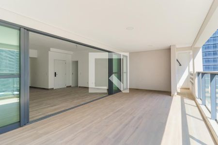 Varanda da Sala de apartamento à venda com 4 quartos, 196m² em Chácara Santo Antônio (zona Sul), São Paulo