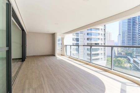 Varanda da Sala de apartamento à venda com 4 quartos, 196m² em Chácara Santo Antônio (zona Sul), São Paulo