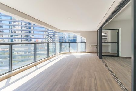 Varanda da Sala de apartamento à venda com 4 quartos, 196m² em Chácara Santo Antônio (zona Sul), São Paulo