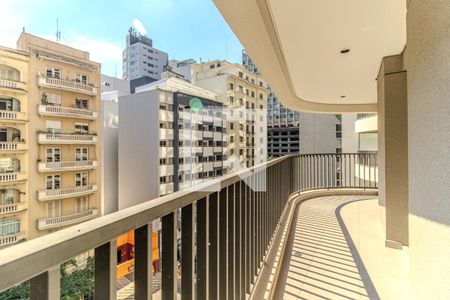 Varanda de apartamento para alugar com 2 quartos, 57m² em Santa Ifigênia, São Paulo