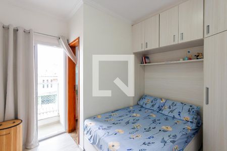 Suíte de apartamento à venda com 2 quartos, 55m² em Vila Camilópolis, Santo André