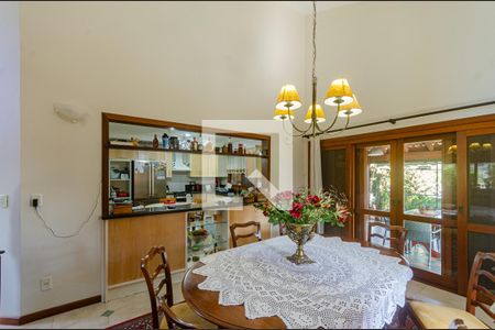 Sala de Jantar de casa de condomínio à venda com 4 quartos, 389m² em Vila Nova, Porto Alegre