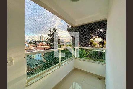 Suíte varanda de apartamento à venda com 3 quartos, 90m² em Sagrada Família, Belo Horizonte