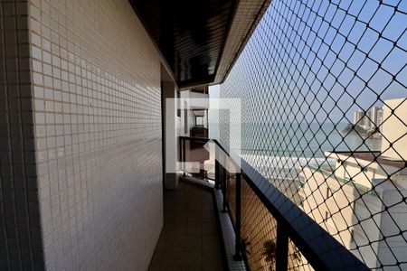 Varanda de apartamento para alugar com 3 quartos, 100m² em Vila Luis Antonio, Guarujá