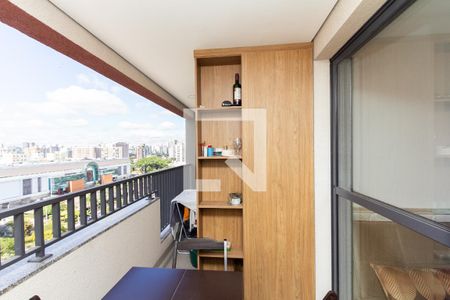 Varanda de apartamento para alugar com 1 quarto, 31m² em Indianópolis, São Paulo