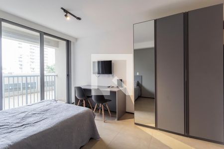 Sala/Quarto de kitnet/studio à venda com 1 quarto, 25m² em Indianópolis, São Paulo