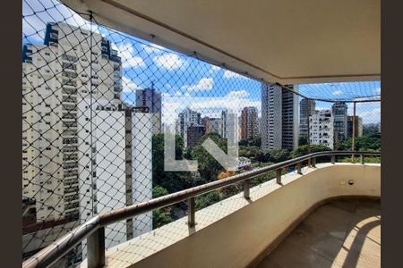 Varanda da Sala de apartamento para alugar com 3 quartos, 275m² em Vila Nova Conceição, São Paulo