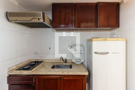 Cozinha de apartamento à venda com 1 quarto, 32m² em Campos Elíseos, São Paulo