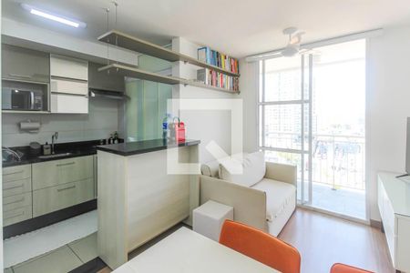 Sala de apartamento à venda com 1 quarto, 46m² em Quinta da Paineira, São Paulo