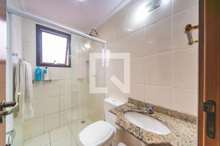 Banheiro Social de apartamento para alugar com 3 quartos, 106m² em Vila Gilda, Santo André