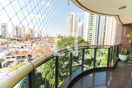 Varanda de apartamento à venda com 3 quartos, 253m² em Jardim Anália Franco, São Paulo