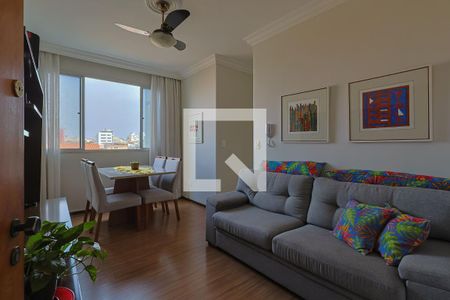 Sala de apartamento à venda com 2 quartos, 62m² em Sagrada Família, Belo Horizonte