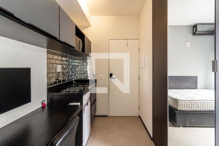 Cozinha de kitnet/studio à venda com 1 quarto, 15m² em Vila Buarque, São Paulo