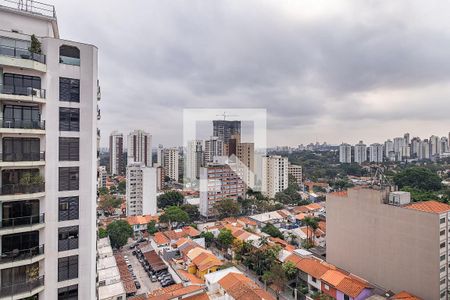 Vista da sala de apartamento para alugar com 1 quarto, 25m² em Pinheiros, São Paulo