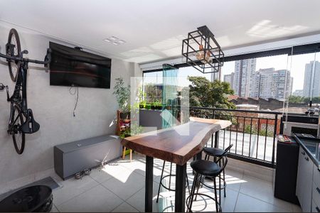 Varanda gourmet de apartamento à venda com 1 quarto, 67m² em Barra Funda, São Paulo