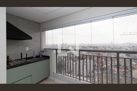 Varanda da Sala de apartamento à venda com 2 quartos, 84m² em Vila Guilhermina, São Paulo