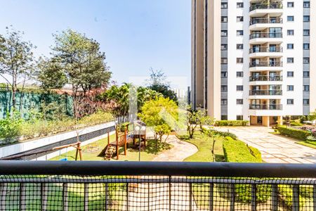 Varanda vista de apartamento à venda com 3 quartos, 88m² em Jardim Bonfiglioli, São Paulo