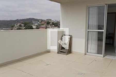 Varanda de apartamento à venda com 2 quartos, 105m² em Goiânia, Belo Horizonte