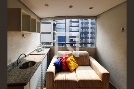 Varanda de apartamento para alugar com 2 quartos, 55m² em Indianópolis, São Paulo