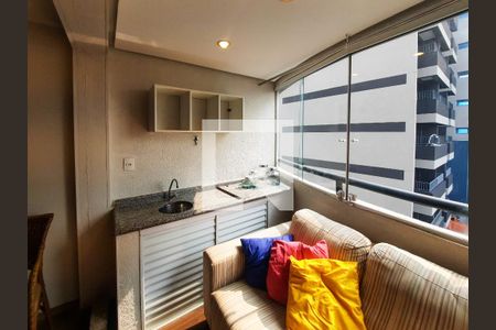 Varanda de apartamento para alugar com 2 quartos, 55m² em Indianópolis, São Paulo