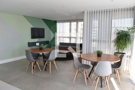 Área comum de kitnet/studio para alugar com 1 quarto, 20m² em Alto da Glória, Curitiba