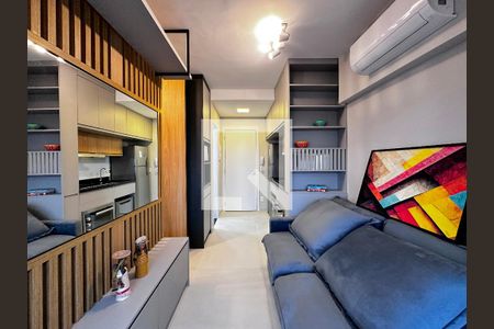 Sala de apartamento para alugar com 1 quarto, 28m² em Jardim das Acácias, São Paulo