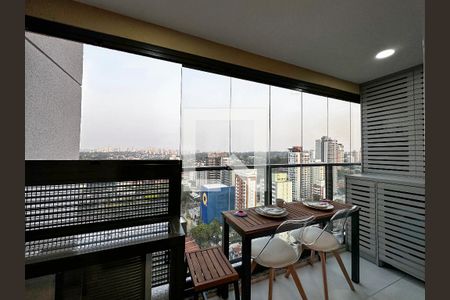 Sacada de apartamento para alugar com 1 quarto, 28m² em Jardim das Acácias, São Paulo