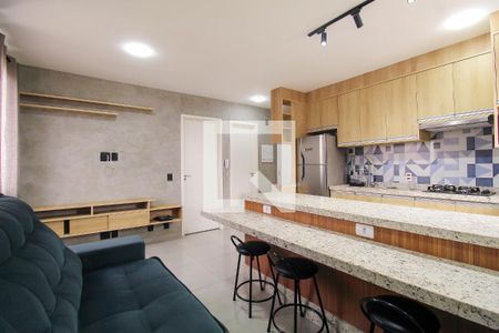 Sala/Cozinha de apartamento à venda com 1 quarto, 35m² em Tatuapé, São Paulo