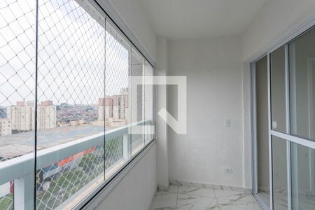 Varanda da sala de apartamento para alugar com 2 quartos, 45m² em Centro, Diadema