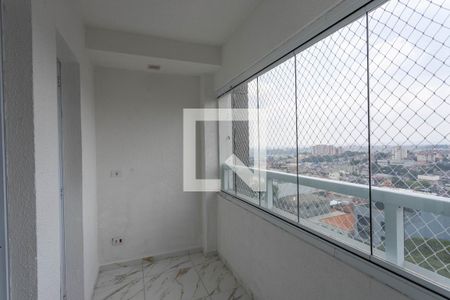 Varanda da sala de apartamento para alugar com 2 quartos, 45m² em Centro, Diadema