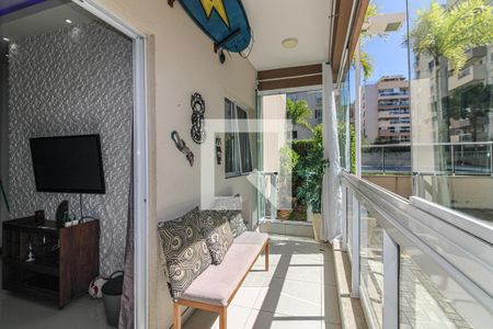 Varanda de apartamento à venda com 3 quartos, 97m² em Recreio dos Bandeirantes, Rio de Janeiro