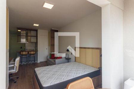 Varanda de kitnet/studio à venda com 1 quarto, 32m² em Vila Buarque, São Paulo