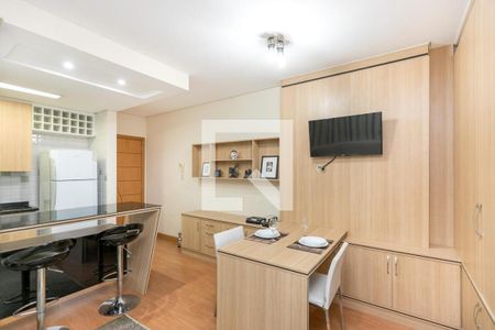 Cozinha - Armários de apartamento para alugar com 1 quarto, 40m² em Rebouças, Curitiba