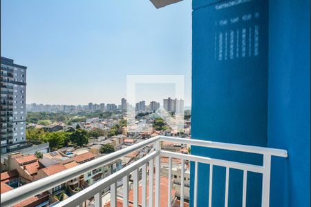 Varanda da Sala de apartamento à venda com 2 quartos, 57m² em Jardim Cristiane, Santo André