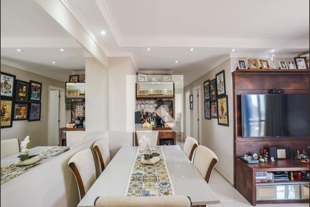 Sala de Jantar de apartamento à venda com 2 quartos, 57m² em Jardim Cristiane, Santo André