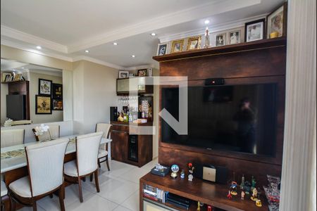 Sala de apartamento à venda com 2 quartos, 57m² em Jardim Cristiane, Santo André