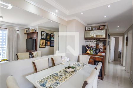 Sala de Jantar de apartamento à venda com 2 quartos, 57m² em Jardim Cristiane, Santo André