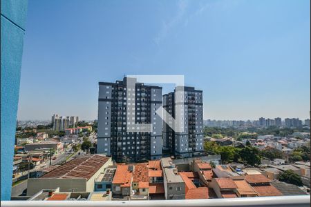 Varanda da Sala de apartamento à venda com 2 quartos, 57m² em Jardim Cristiane, Santo André