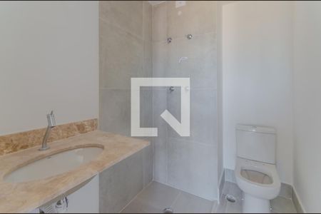 Banheiro de kitnet/studio à venda com 1 quarto, 24m² em Vila Dom Pedro I, São Paulo