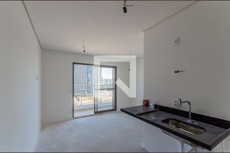 Cozinha de kitnet/studio à venda com 1 quarto, 24m² em Vila Dom Pedro I, São Paulo