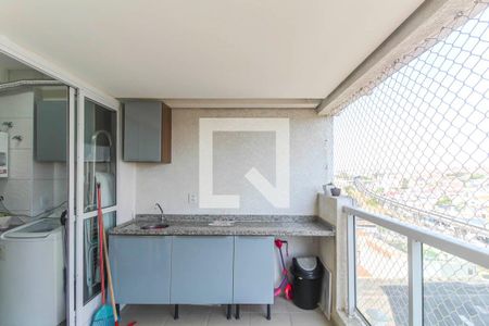 Varanda da Sala de apartamento à venda com 2 quartos, 59m² em Vila Ema, São Paulo