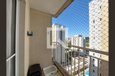 Varanda da Sala de apartamento para alugar com 2 quartos, 61m² em Usina Piratininga, São Paulo