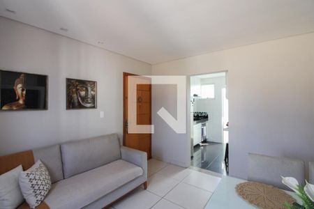 Sala de apartamento à venda com 3 quartos, 66m² em Santa Branca, Belo Horizonte