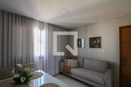 Sala de apartamento à venda com 3 quartos, 66m² em Santa Branca, Belo Horizonte