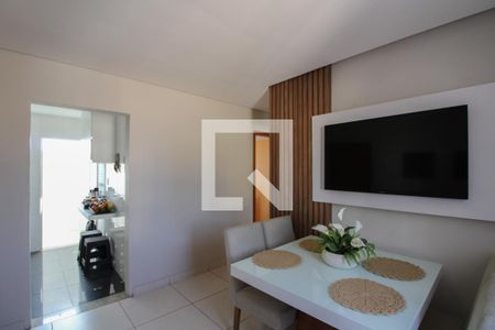 Sala de apartamento à venda com 3 quartos, 66m² em Santa Branca, Belo Horizonte