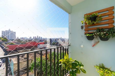 Varanda da Sala de apartamento à venda com 3 quartos, 68m² em Chácara Belenzinho, São Paulo